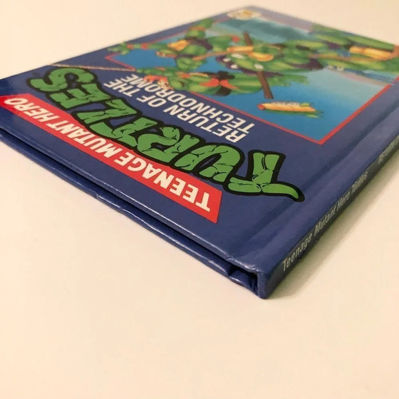 1990 TMNT Teenage Mutant  Ninja Turtle Return of the Technodrome Book - Picture 5 of 13
